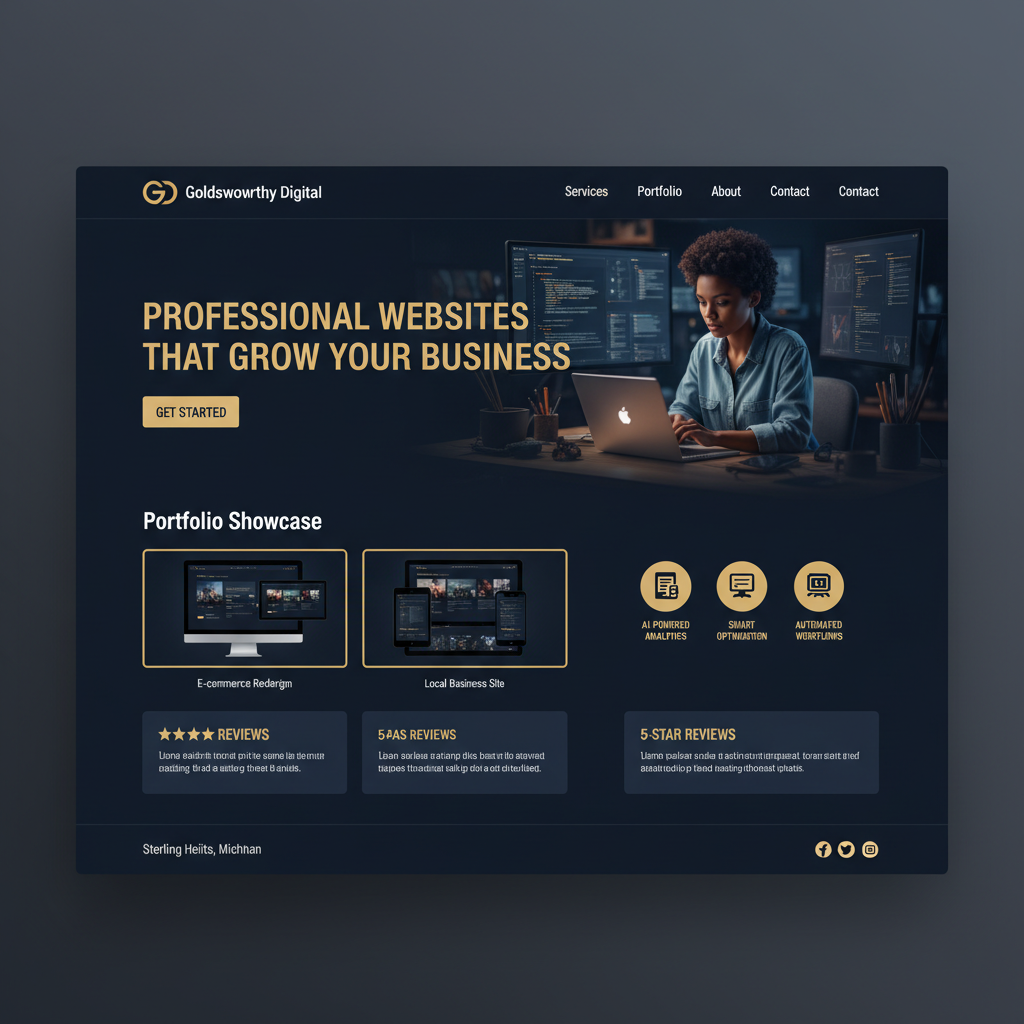 Goldsworthy Digital Professional Web Design