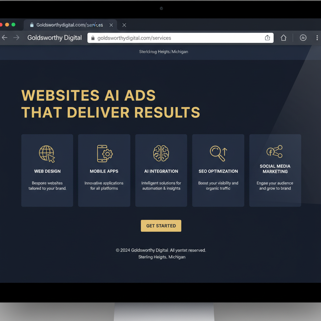 Goldsworthy Digital web design services